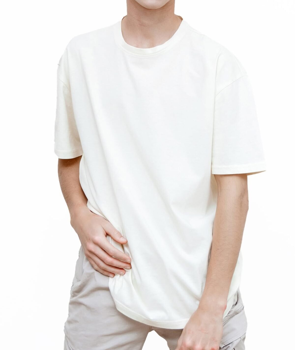 T-TAM Unisex Oversized T-Shirt for Women & Men - 100% Soft Cotton Crew Neck Short Sleeve - Basic Tee Shirt - Casual Summer Trendy Clothes