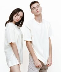 T-TAM Unisex Oversized T-Shirt for Women & Men - 100% Soft Cotton Crew Neck Short Sleeve - Basic Tee Shirt - Casual Summer Trendy Clothes