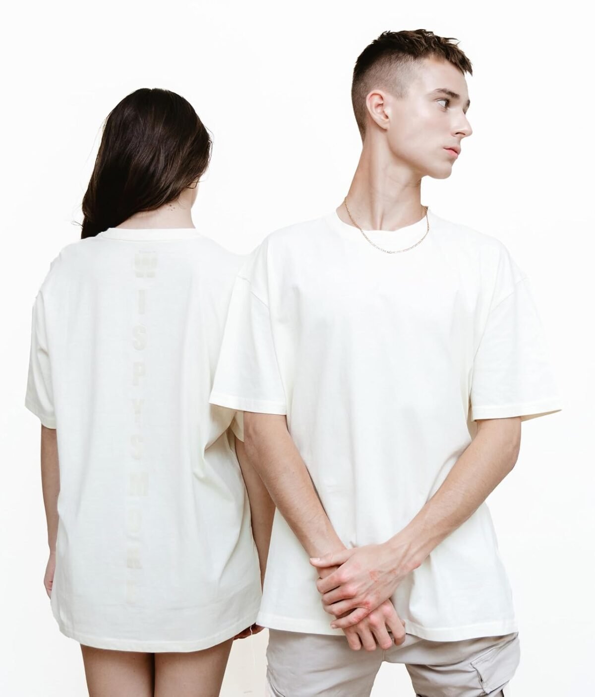 T-TAM Unisex Oversized T-Shirt for Women & Men - 100% Soft Cotton Crew Neck Short Sleeve - Basic Tee Shirt - Casual Summer Trendy Clothes