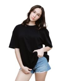T-TAM Unisex Oversized T-Shirt for Women & Men - 100% Soft Cotton Crew Neck Short Sleeve - Basic Tee Shirt