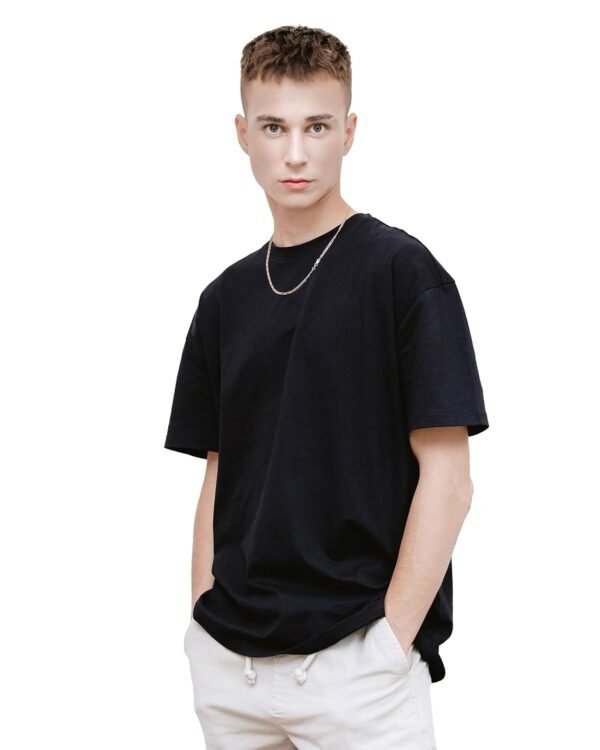 T-TAM Unisex Oversized T-Shirt for Women & Men - 100% Soft Cotton Crew Neck Short Sleeve - Basic Tee Shirt