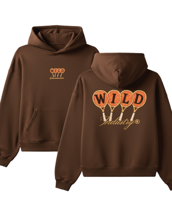 TENNIS CLUB HOOD BROWN