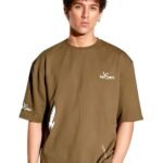 vasavi Oversized T-Shirt - Short Sleeve Baggy Tshirt for Men - Casual Drop Shoulder Oversized Tee Rugged Rebel