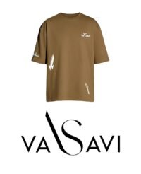 vasavi Oversized T-Shirt - Short Sleeve Baggy Tshirt for Men - Casual Drop Shoulder Oversized Tee Rugged Rebel