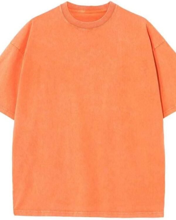 Vintage Korean Tshirts Acid Wash for Men's Oversize T-Shirts Best Retro Fashion Korean Clothing T-Shirts Men's Graphic (as1, Alpha, m, Regular, Regular, Orange)